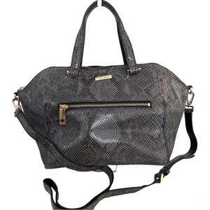 KATE SPADE New York Parliament Snake Print Top Handle with Crossbody Strap